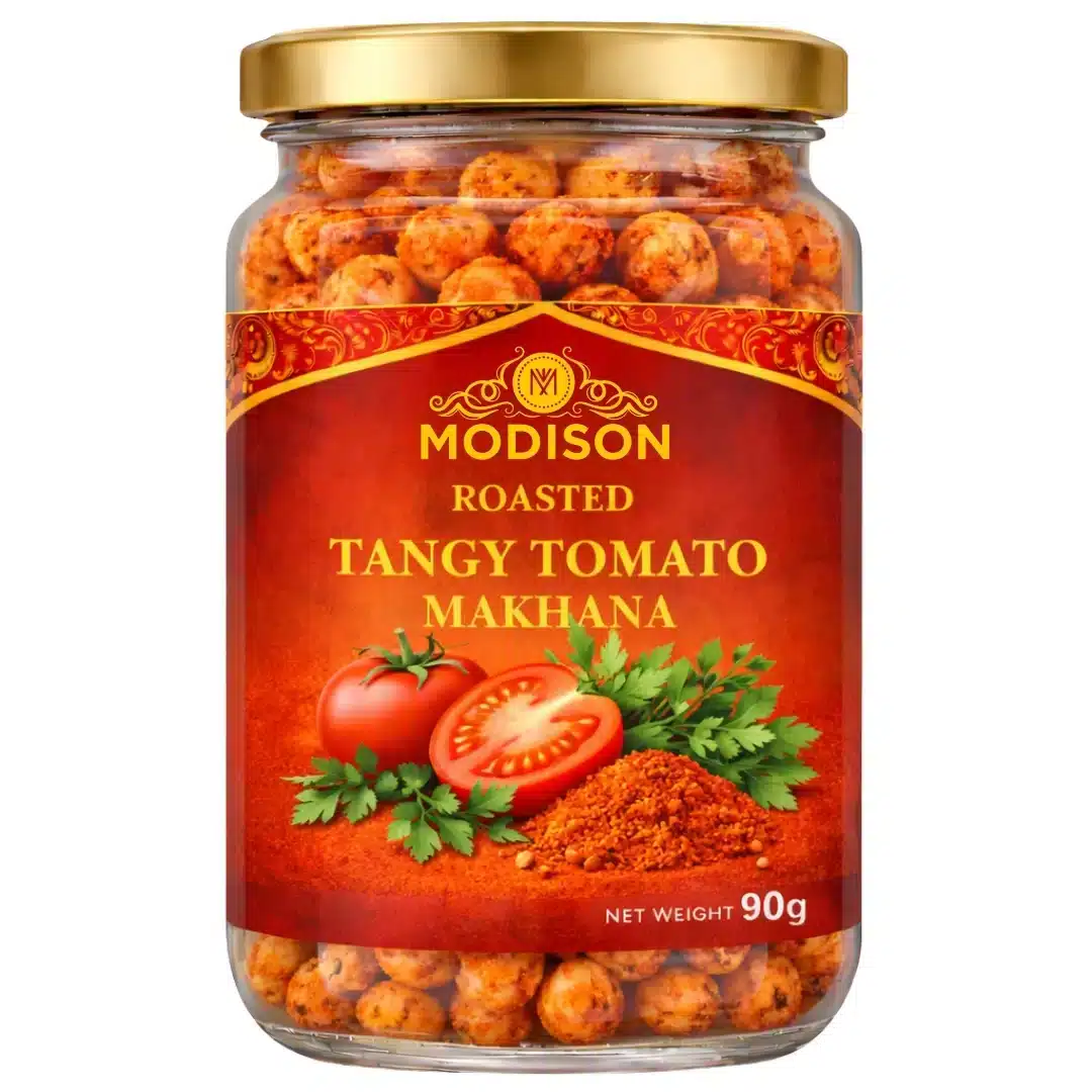 ROASTED TANGY TOMATO MAKHANA 90 GRAMS ROASTED TANGY TOMATO MAKHANA 90 GRAMS