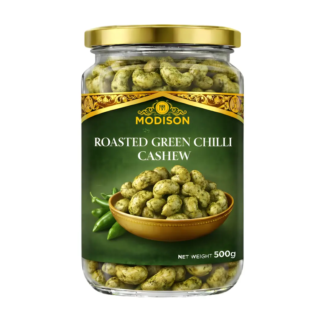 ROASTED GREEN CHILLI CHASEW ROASTED GREEN CHILLI CHASEW