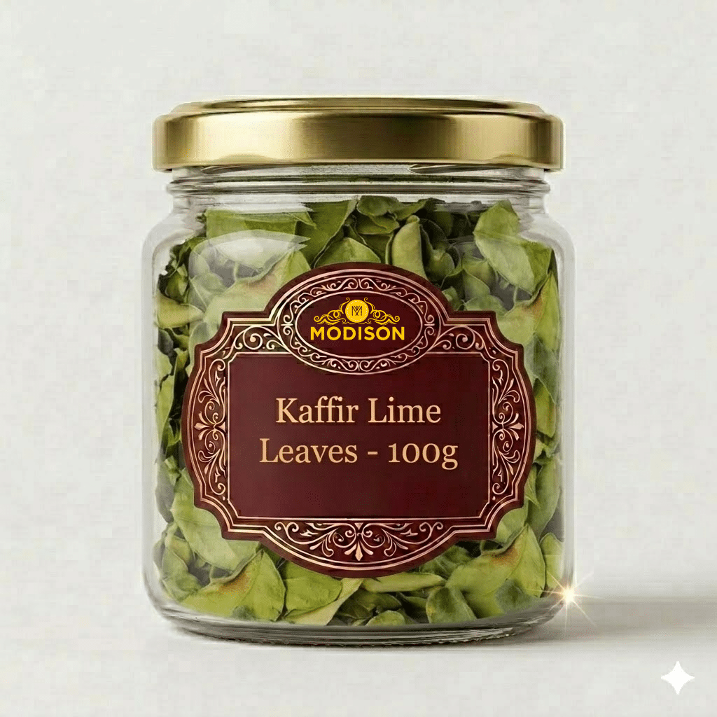 Kaffir Lime Leaves - 100g Modison Kaffir Lime Leaves - 100g - Image 1