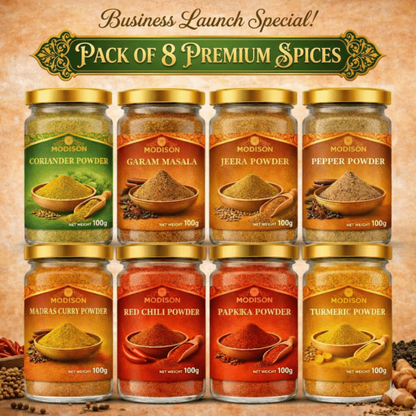 Modison Premium Spice Combo Pack of 8