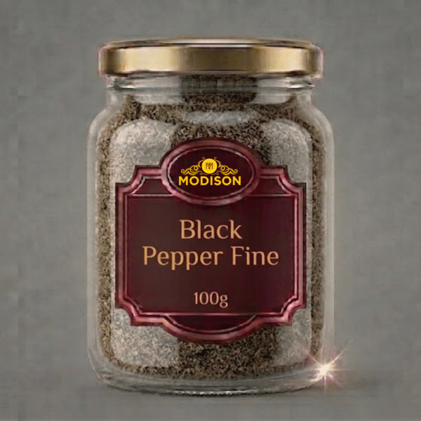 Modison Black Pepper Fine - 100g