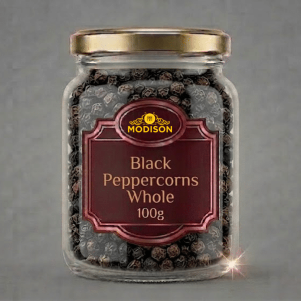 Modison Black Peppercorns Whole - 100g
