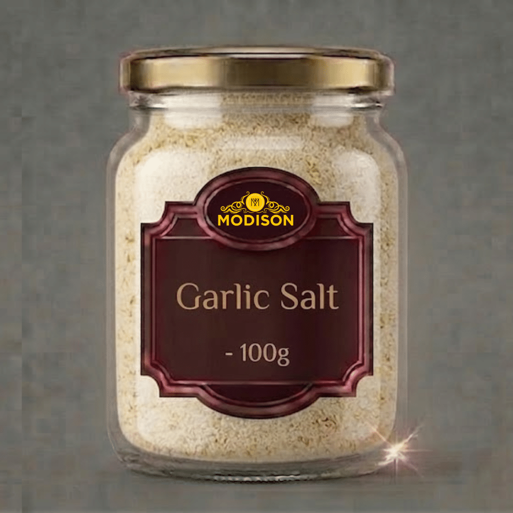 Garlic Salt - 100g Modison Garlic Salt - 100g - Image 1