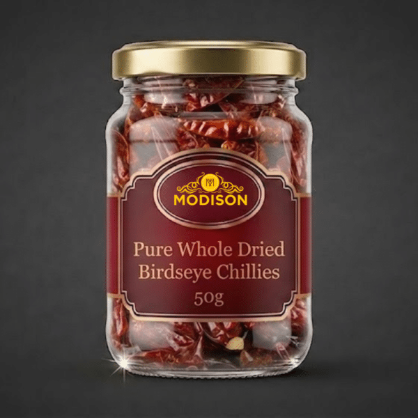 Modison Pure Whole Dried Birdseye Chillies - 50g